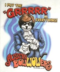 Austin BowWOWers Powers Grrr Everything Big Dogs Tee Shirt White 2X 3X 6X New