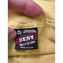 Vtg March of Dimes WalkAmerica T-Shirt Yellow XL Fruit of the Loom Single Stitch