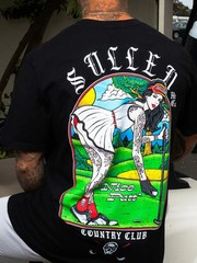 Sullen Men’s Nice Putt Short Sleeve Premium T-shirt Tattoo Girl Golfing Tee FORE