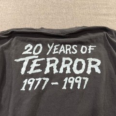 Vintage 2001 Misfits T-shirt 20 Years Of Terror Crimson Skull Black Mens XL