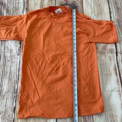 LOT OF 4 VTG 90s United Sports Activewear Tshirt Small 34-36 Orange USA Blank