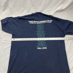Tultex Mens Graphic T-Shirt Two Door Cinema Club Crew Neck Sportswear XL New