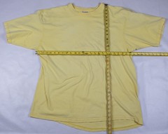 Vintage Pluma Faded Light Yellow Heavyweight Essential Boxy Shirt Men’s Size XL