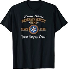 NEW LIMITED United States Marshals Service – U.S. Marshals (USMS) T-Shirt
