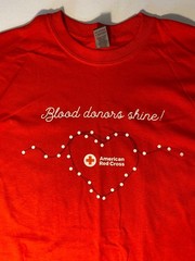 American Red Cross Blood Donors Shine XL Long-Sleeve T-Shirt – Blood Donor Shirt