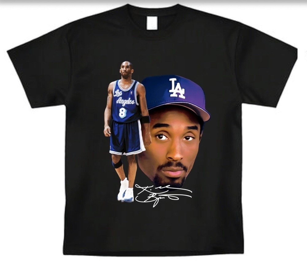 Kobe Bryant x Los Angeles Men’s T-shirt Unisex Black Tee