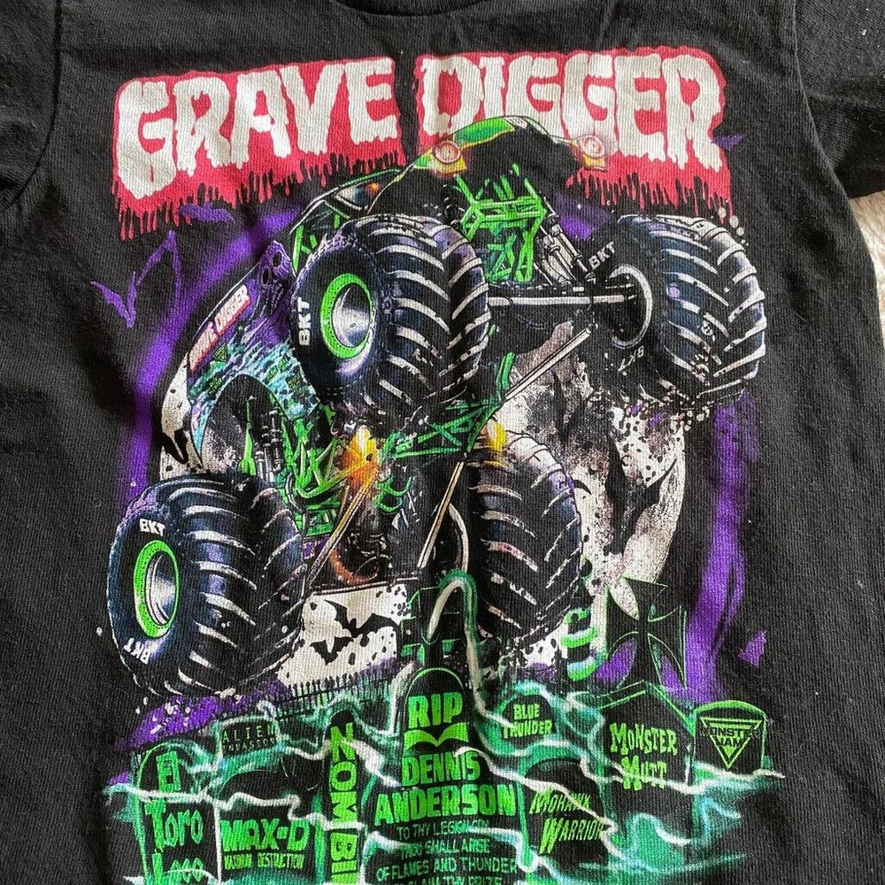 Grave Digger t shirt Grave Digger cotton gift women men t shirt