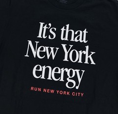 NEW New Balance NYRR New York Energy Running T Shirt Tee Black Mens