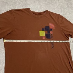 Arc’teryx Men’s T-Shirt Brown Logo Tee Short Sleeve Outdoor Cotton Medium