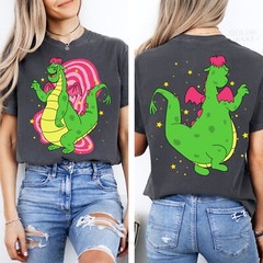 2-sided Retro Pete’s Dragon Tee, Elliott The Dragon Unisex Adult Kid Tee 800966