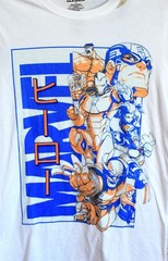 Unisex Marvel Group T-Shirt Graphic Tee Crew Neck Iron Man SMALL White NEW