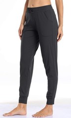 Women’s Joggers High Waist Yoga Pockets Sweatpants Sport Workout Pants Drawst…