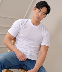 Premium 100% Cotton Classic White T-Shirt | Soft Comfy Crew Neck