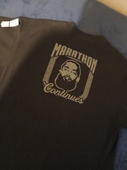 Nipsey Hussle Hip Hop Rapper Marathon Continues Shirt Size Large Super Heavy Max