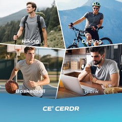 CE’ CERDR Mens Workout Shirts Quick Dry Performance Short Sleeve Athletic Shirt