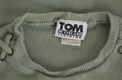 Vintage Tom Of Finland Green Sleeveless Cotton Tank Top/ Shirt with Detail Sz M