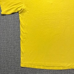 Vintage 90s Nike White Tag Shirt XL Yellow Embroidered Mini Swoosh Made In USA