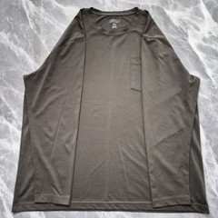 Dickies Genuine Green Men’s Long Sleeve Crew Neck Pocket T-Shirt 2XL