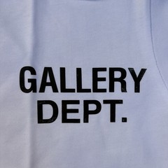 Gallery Dept. Men’s L White Short Sleeve Crew Neck Tee Logo Graphic Print