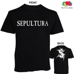 New Dtg/Dtf printed T-shirt – SEPULTURA– size- S,M,L,XL,2-3-4-5-6-7XL