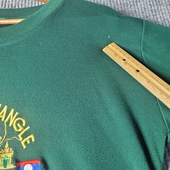2x Golden Triangle XL Men’s T Shirt, China, Laos, Myanmar, Thailand Embroidered