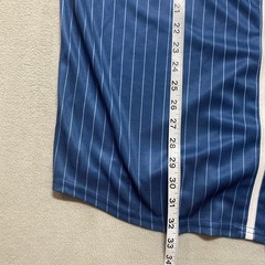 PlayStation Katakana Kanji Baseball Jersey Official License Navy Pinstripe XL