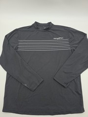 Hang Ten Longsleeve UPF50+ Shirt Men Small Black Spell-out.#39850