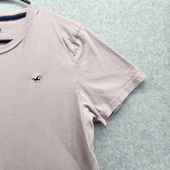 Hollister Shirt Mens Large Pink Short Sleeve Must-Have Collection Casual Tee