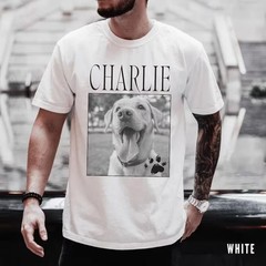 Custom Pet Photo Personalized Pet Lover Comfort Tee Gift Shirt