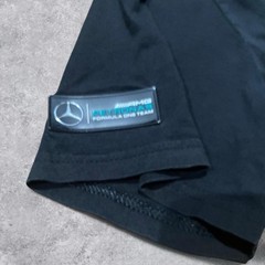 Mercedes AMG Petronas F1 Mens Large Black Tshirt 2015 Exclusive