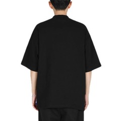 Men’s Half Turtleneck Short-sleeved Summer T-shirt High Quality Loose Basic Shir