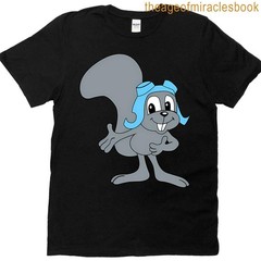 Rocky & Bullwinkle 90s Cartoon Retro Funny Of Time All Best Movie T-Shirt S-5XL
