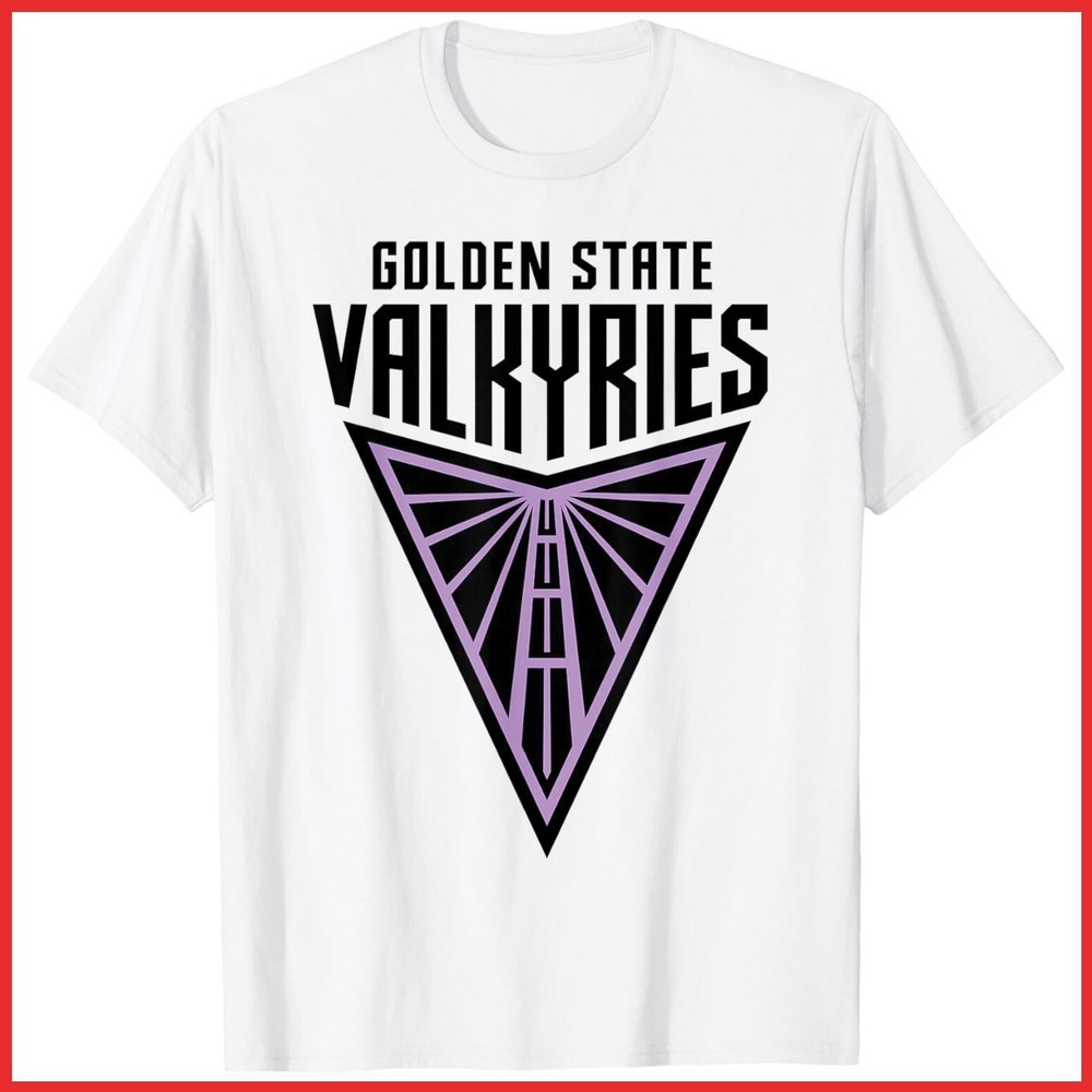 WNBA Golden State Valkyries White Cotton T-Shirt S-5XL