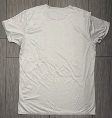 Uniqlo AIRism Crew Neck Short Sleeve T-Shirt Men’s XL Silver Cooling Quick Dry