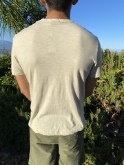 NWT Buck Mason Men’s Tee Enamel Slub 100% Cotton Curved Hem T shirt