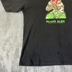 Vintage Capcom Street Fighter III Shirt Mens Large Black Alex Graphic *Early Rot