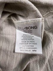 Billabong Spinner Short Sleeve Crew Shirt Men’s Medium Blue Striped Soft India