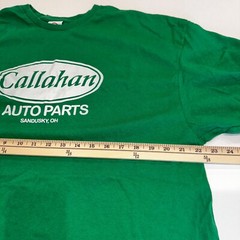 Vintage Tommy Boy Callahan Auto Parts Sandusky OH Green Graphic T-Shirt Size 2XL
