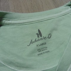 JOHNNIE O Mens XL X-LARGE T SHIRT DALE 2.0 PISTACHIO GREEN SHORT SLEEVE GOLF TEE