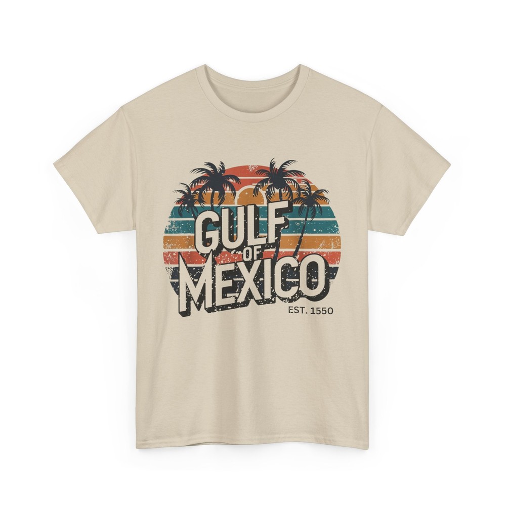Gulf of Mexico EST 1550 Shirt, Golf of Mexico Beach Sunset Women Men T-shirt