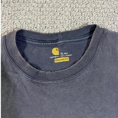 Carhartt Original Fit Pocket T Shirt Navy Blue Workwear Tee XL Tall