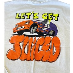 Vintage Slam It Streetwear Single Stitch Tee Hanes Beefy Neon Juiced Graphic VTG