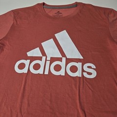 Adidas Shirt Mens Large Orange Short Sleeve Go To Performance Tee Active