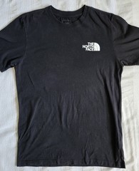 The North Face Mens Black Never Stop Exploring Box Logo Graphic T-Shirt Medium