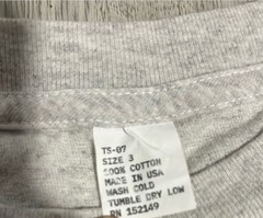 Ye Live In California Tour Merch TS-07 GRAY T-Shirt Size 3 (large)