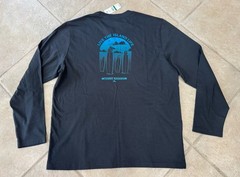 Tommy Bahama Longsleeve LS Tee Shirt Ombré Surf Coal ST226817 LS Large $59