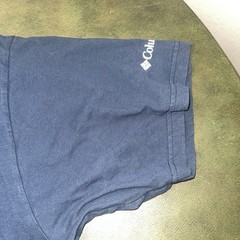 columbia t shirt men size XXL Navy Blue, Big Logo At Front
