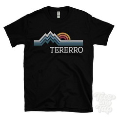 TERERRO T-SHIRT RETRO LOGO PARODY new mexico san miguel usa