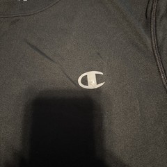 Champion Men’s Vapor Crew Neck T- Shirt In Black With Logo Size Small