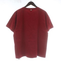 STANDARD CALIFORNIA Tshirt Cut and Sew Short Sleeve Crew Neck Plain L Red /XZ
